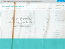 Tablet Screenshot of integrativeacupuncturesn.com